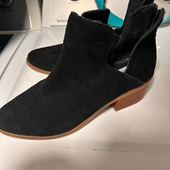 Steve Madden Ankle Black Lancaster Leather Boots Womens 7.5 - Picture 3 of 6